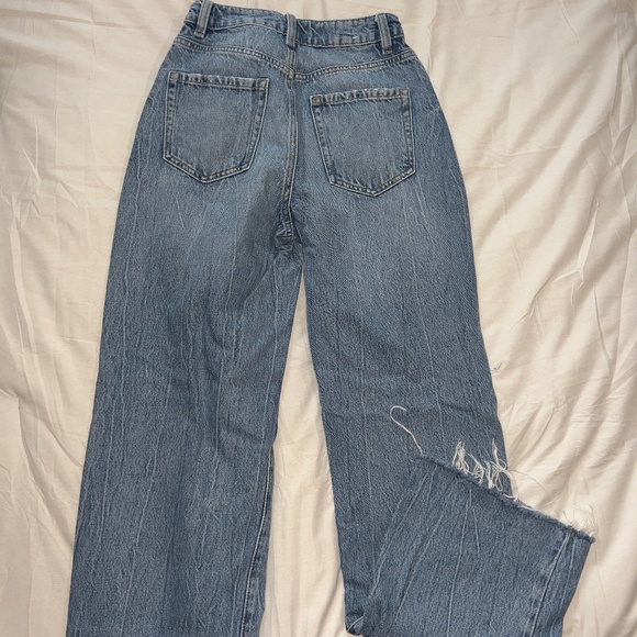 Garage Jambe Large/Wide Leg Distressed Jeans - Picture 4 of 4